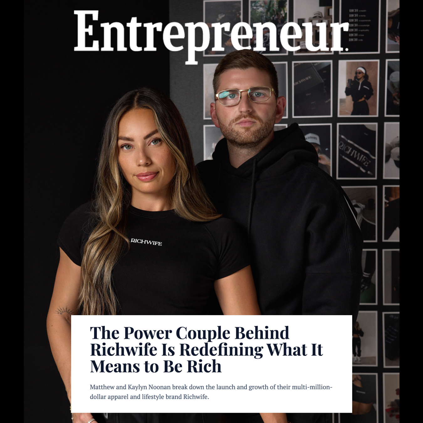 Redefining Rich: Kaylyn & Matthew Noonan Featured in Entrepreneur