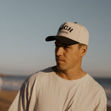 Rich in Faith Cap (Cream & Black)