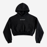 Richwife Crop Hoodie (Black)