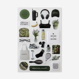 Health is Wealth 3D Vinyl Sticker Sheet