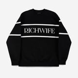 Richwife Oversized Sweatshirt (Black)