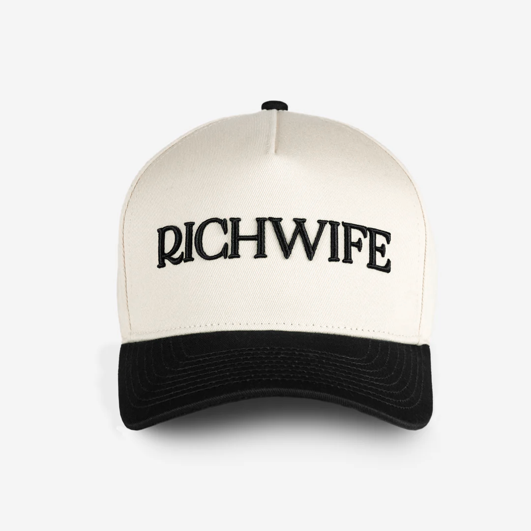 Richwife Cap (Cream & Black)