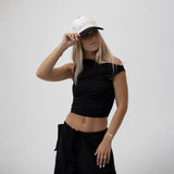 Richwife Monochrome Cap (Cream & Black)