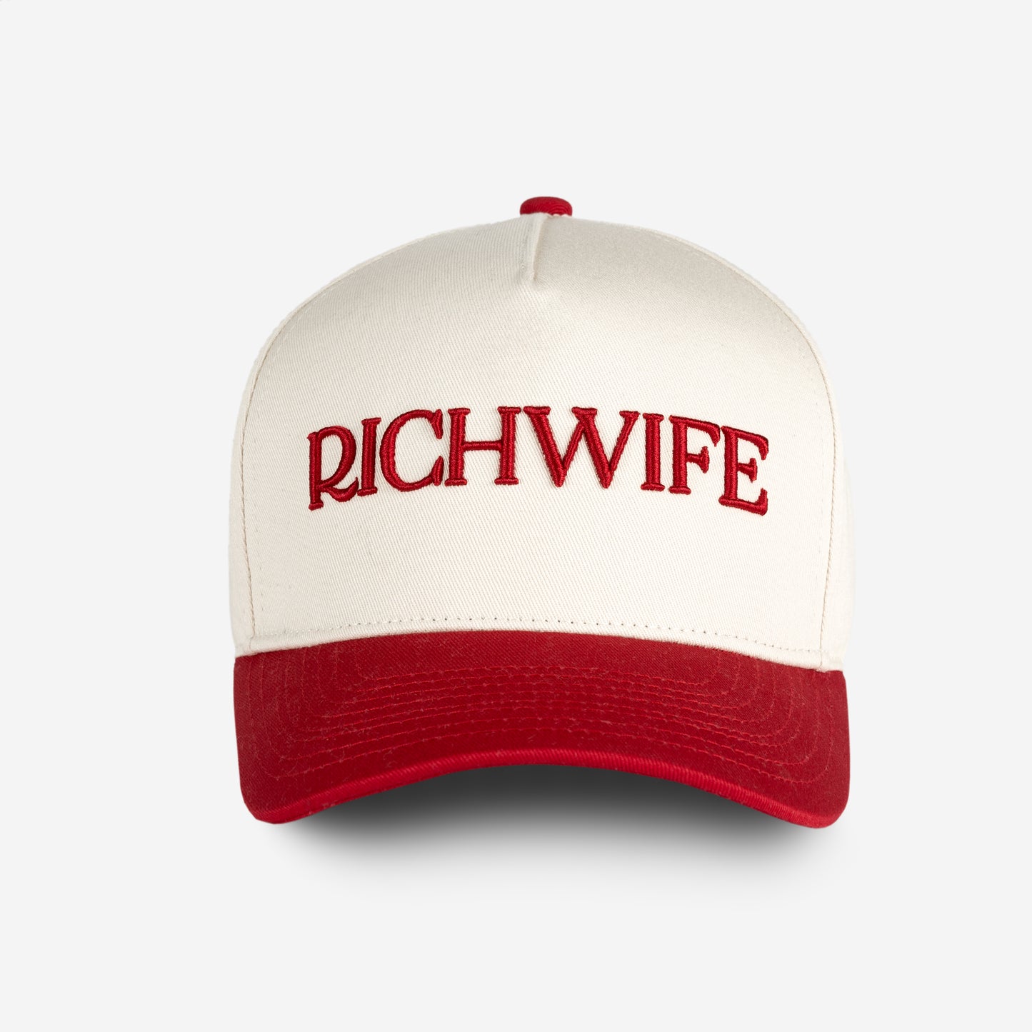 Richwife Cap (Cream & Red)