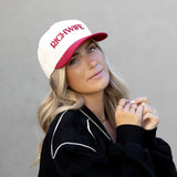 Richwife Cap (Cream & Red)